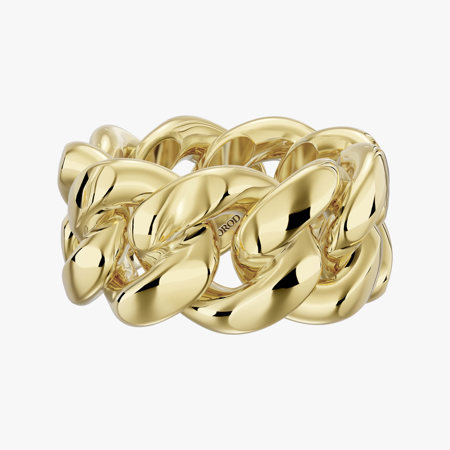  Bold Chain Gold Ring
